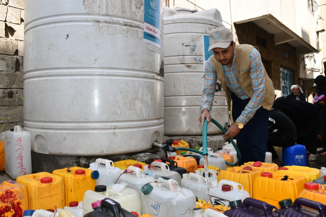 Drinking water supplied to affected families Yemen