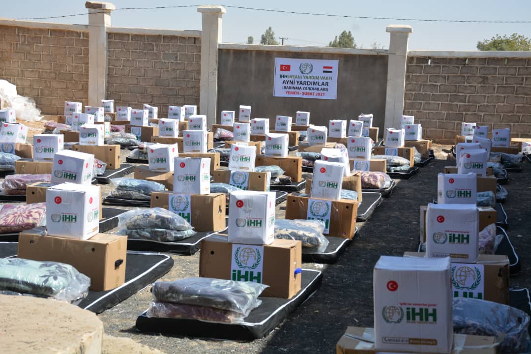 اغاثة النازحين اليمن مأرب