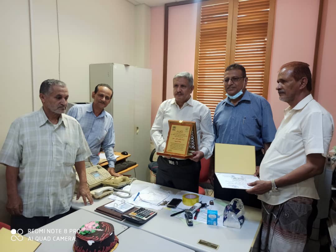 الوصول الإنساني تكرم مكاتب البرامج الوطنية المشاركة في خدمات المشروع الصحي للاجئين في عدن 