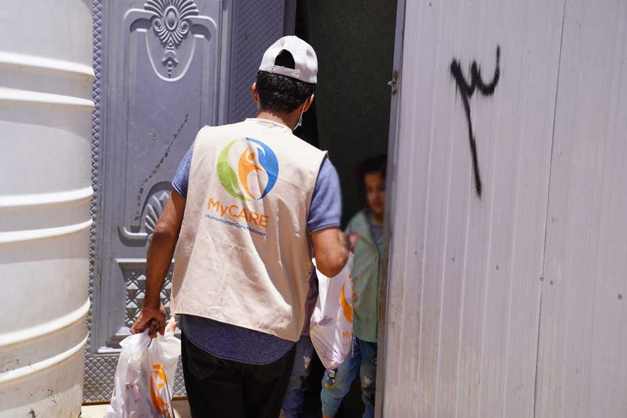 توزيع لحوم الأضاحي ماي كير