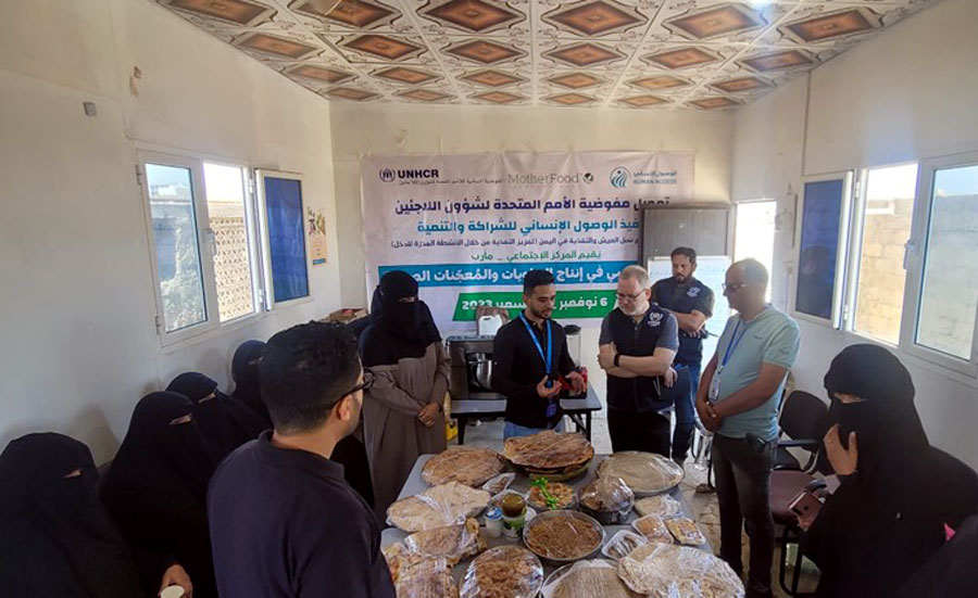 وفد أممي يزور برنامجا لتعزيز التغذية عبر الأنشطة المدرة للدخل