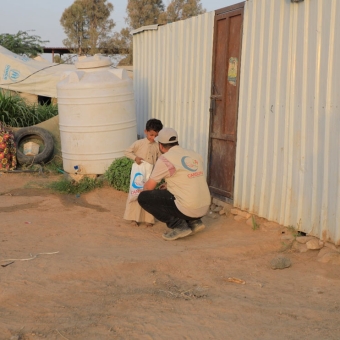 تزويد 17808 نازح باللحوم خلال عيد الأضحى المبارك