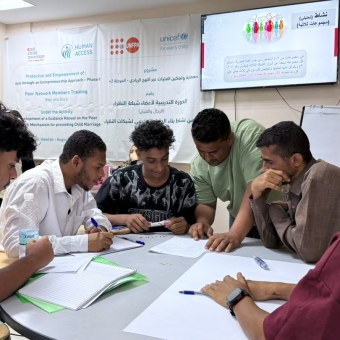 تدريب أعضاء شبكة النظراء لتعزيز المسؤولية المجتمعية تجاه حماية ودعم الفتيات