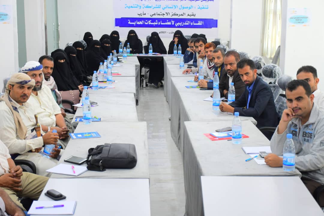 members of the protection networks in Marib Governorate