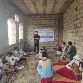 In partnership with UNHCR, Community awareness sessions organized on correct parenting in Marib city district