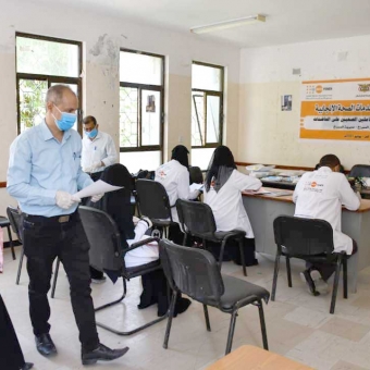 Rehabilitation and training course for health workers in incubators  section at Al-Misrakh Hospital