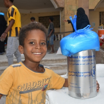 Funded by World Food Program (WFP), General Food Assistance alleviates the suffering of more than 65,000 families in Lahj and Taiz governorates