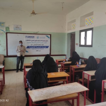 In partnership with UNHCR, Implementation of two different legal awareness sessions in Marib Governorate