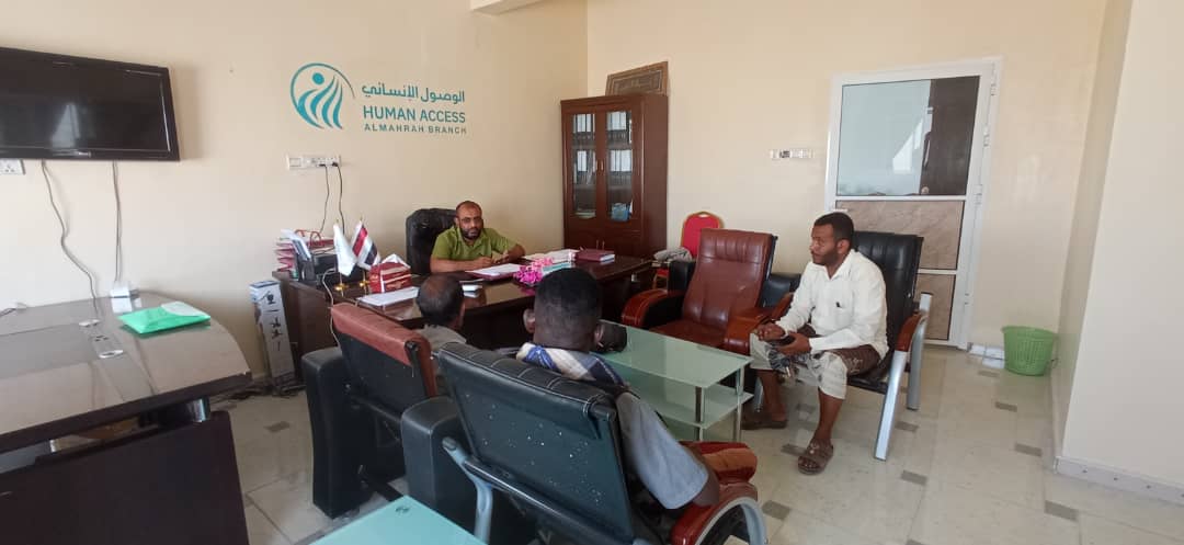 Secretary-General of Social Solidarity Fund for Marginalized Visits HUMAN ACCESS in Al-Mahra