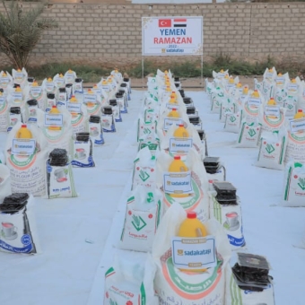 Sadacataşi Organization provides Ramadan food aid to 500 poor families 