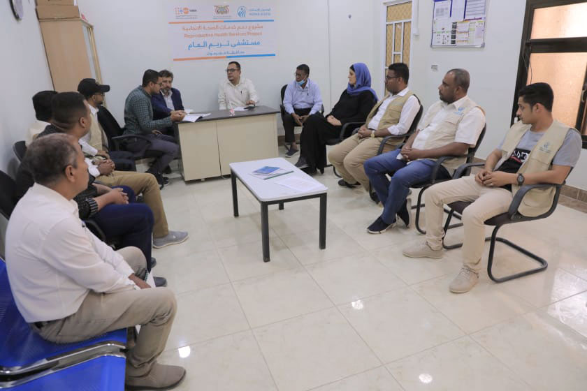 Plenary meeting in Seiyun for representatives of local and international NGOs in presence of UN Deputy Humanitarian Coordinator