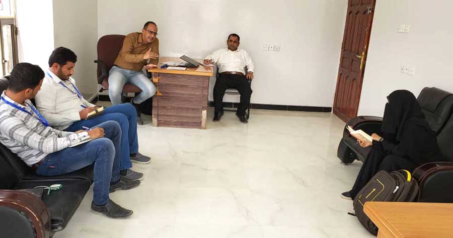 A team from the “Polish Humanitarian Action” organization visits “Community Center” in Marib 