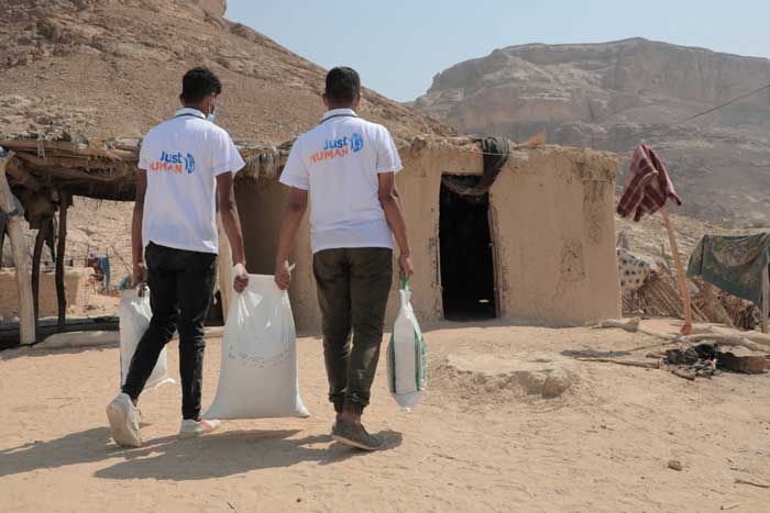 Just HUMAN Organization provides Ramadan aid to (2,668) people