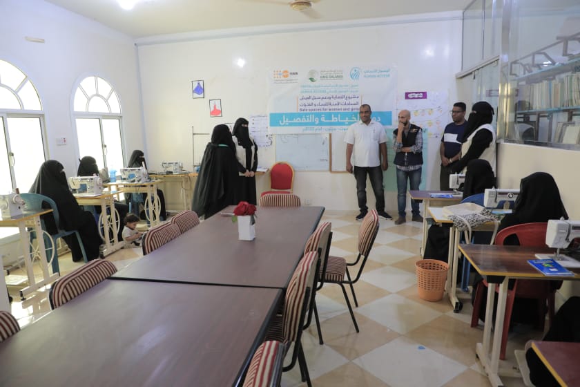 Safe Space in Seiyun welcomes UNFPA Gender Sub-Cluster Coordinator