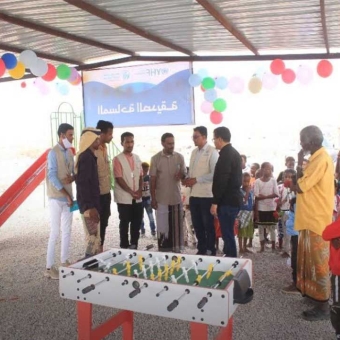 Launching Child-Friendly Space in Al-Khazan Camp in Al-Shaher 