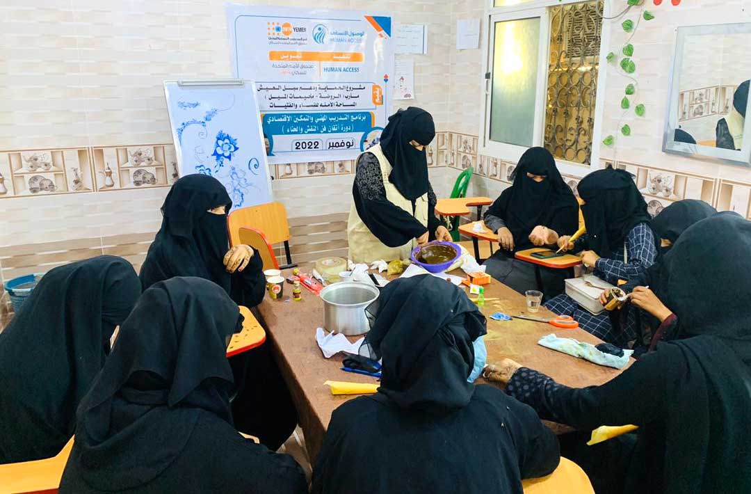 Conclusion of a vocational training program and awareness session for community committees