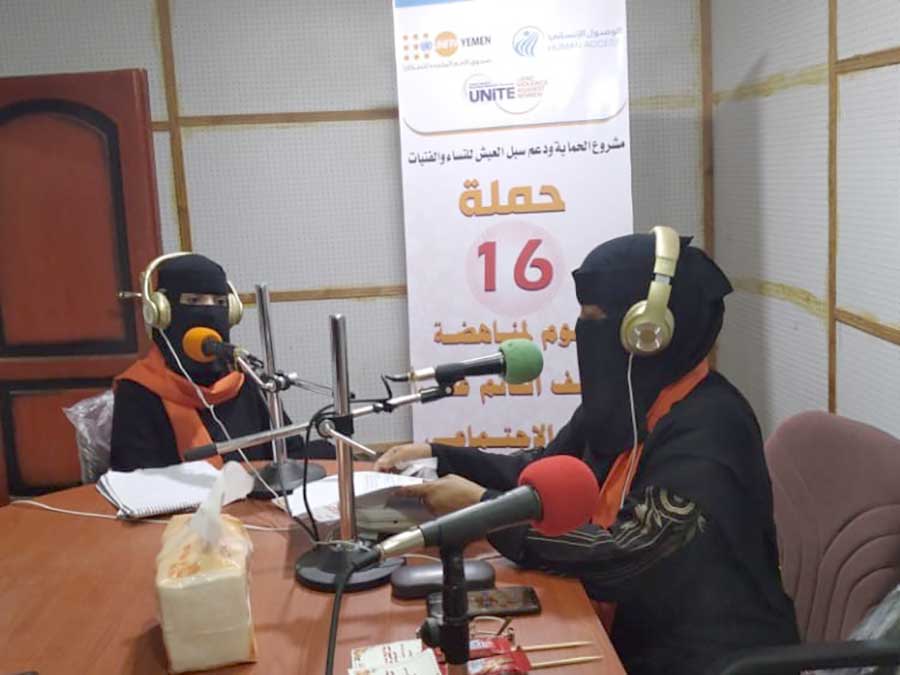 Honoring events and training within the 16-day campaign against violence