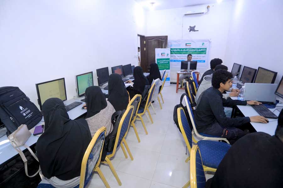 Launching vocational training and rehabilitation program for 254 young people