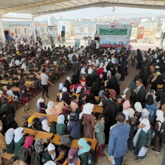 Conclusion of a project to rehabilitate 4 schools for IDPs with official presence