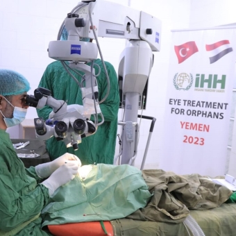 Inauguration of Al-Nour Camp for Visual Care for Orphans