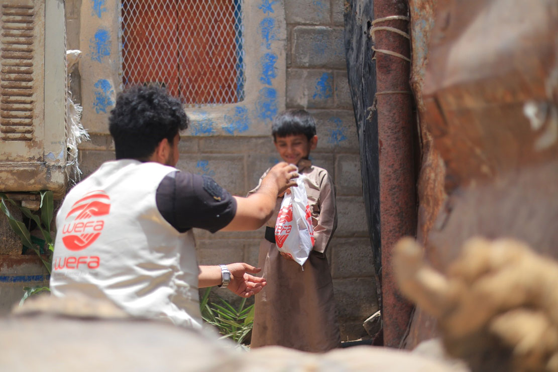 Marib: Distribution of sacrificial meat and cash zakat