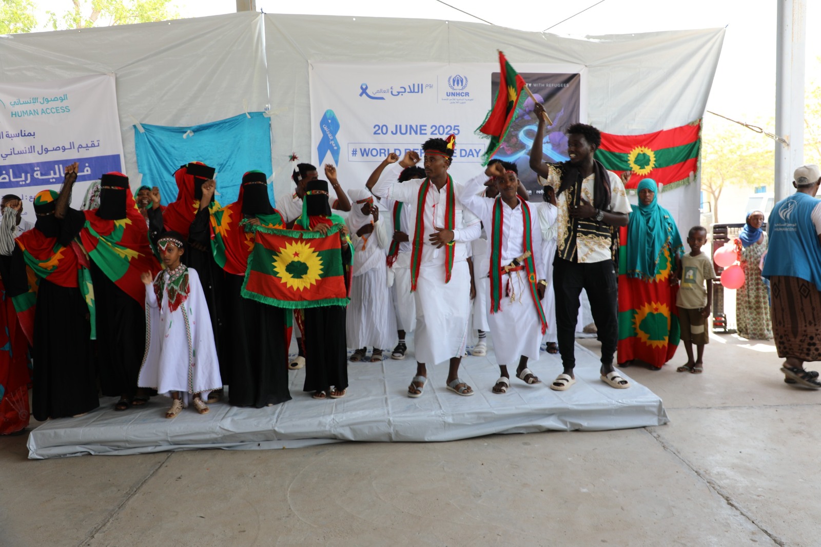 Culture, sports, and economic empowerment: Kharaz Camp comes to life on World Refugee Day
