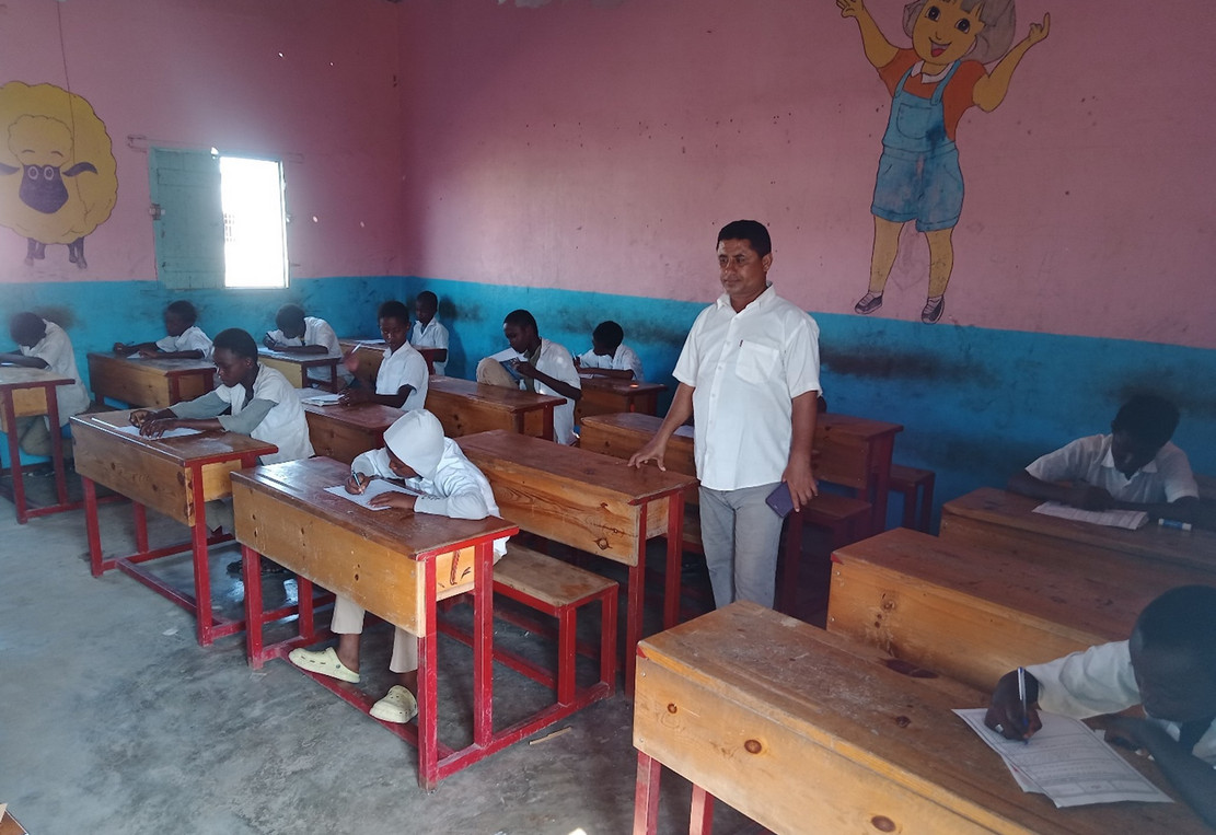 2,520 Students in Kharaz Refugee Camp Begin End-of-Year Exams