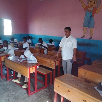 2,520 Students in Kharaz Refugee Camp Begin End-of-Year Exams