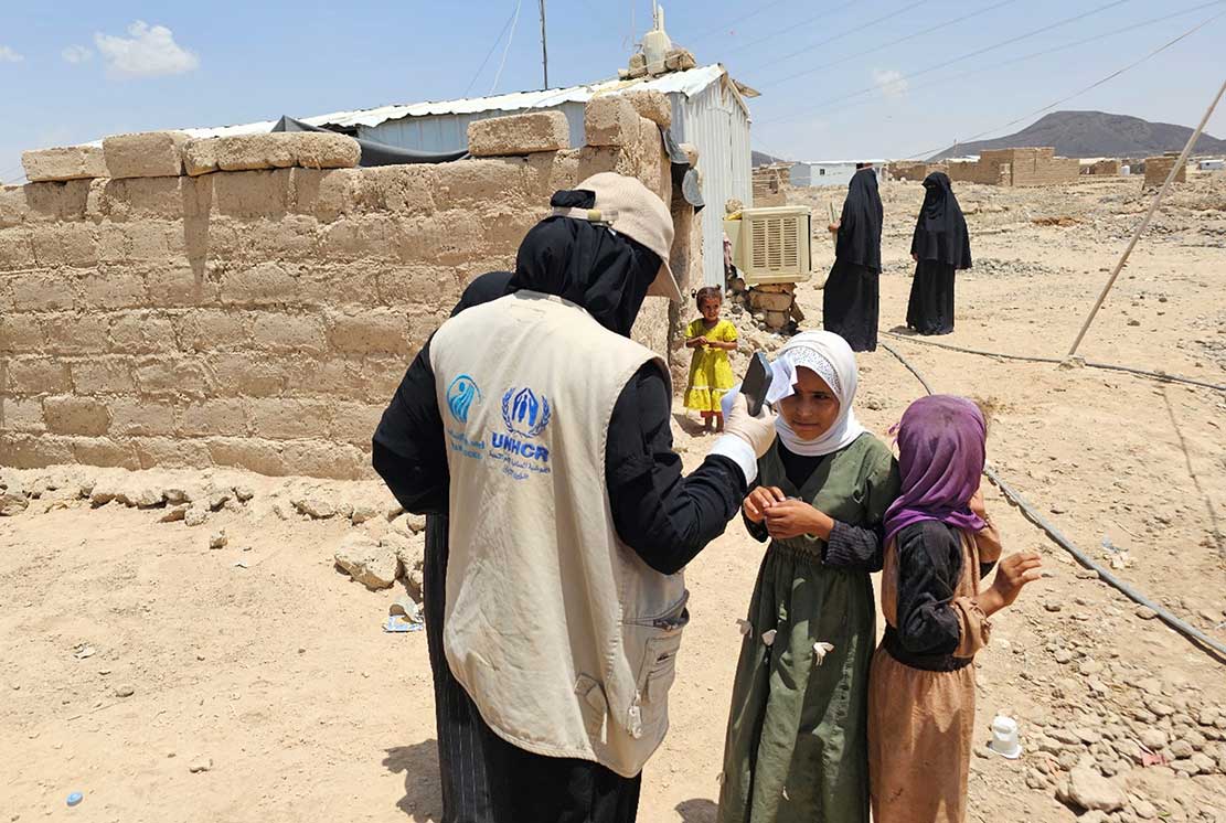 Comprehensive assessment in preparation for distributing transitional shelter to 770 displaced families
