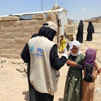 Comprehensive assessment in preparation for distributing transitional shelter to 770 displaced families