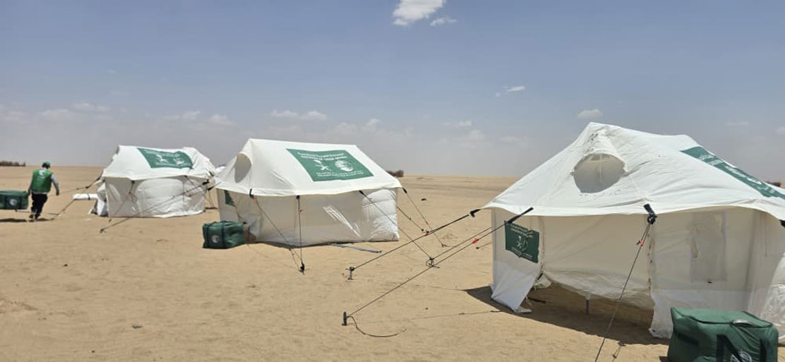 KSrelief Center's emergency intervention for affected and displaced families in Raghwan District, Marib Governorate